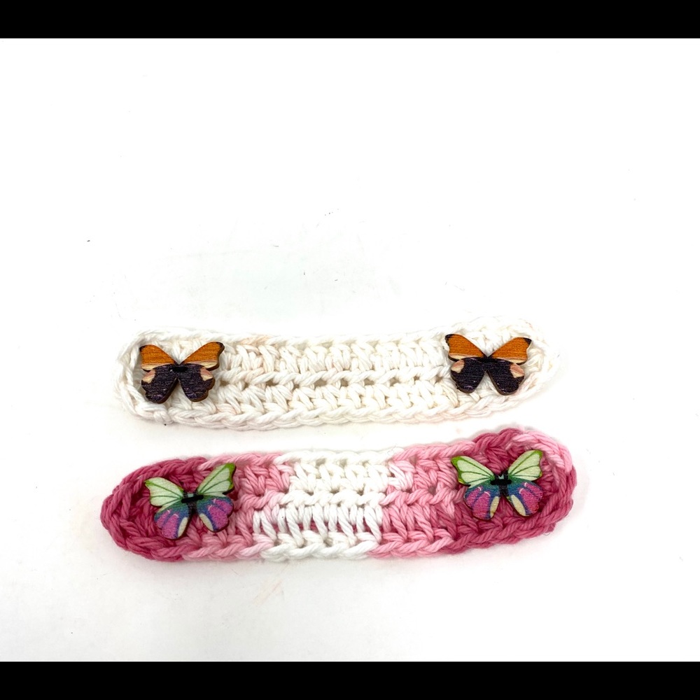 Crochet Ear Savers Extenders 100% Cotton Set of 2